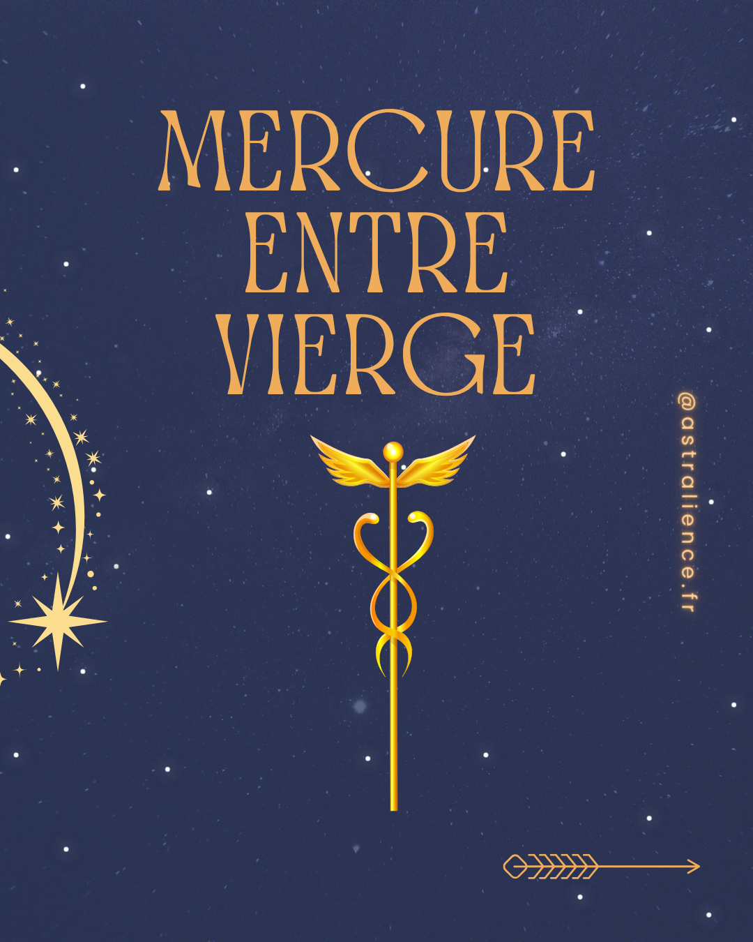 Illustration Mercure en Vierge — astrologie d'entreprise Astralience